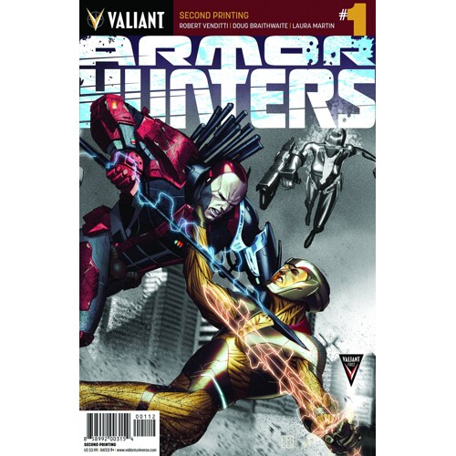 ARMOR HUNTERS #1 (OF 4) 2ND PTG - Robert Venditti
