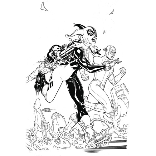 COLORING DC HARLEY QUINN & THE SUICIDE SQUAD TP