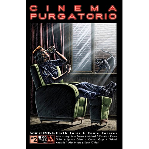 CINEMA PURGATORIO #2 CODE PRU CVR (MR) - Alan Moore, Garth Ennis, Max Brooks, Kieron Gillen, Christos N. Gage