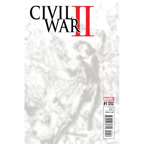 CIVIL WAR II #1 (OF 8) GI B&W VIRGIN CONNECTING B VAR - Brian Michael Bendis