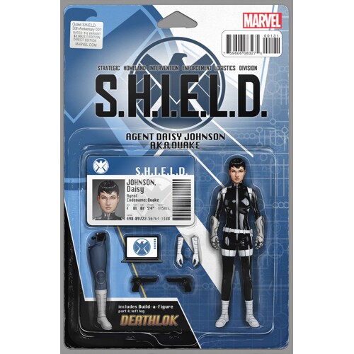 QUAKE SHIELD 50TH ANNIV #1 ACTION FIGURE VAR - Matthew Rosenberg, Patrick Kindlon