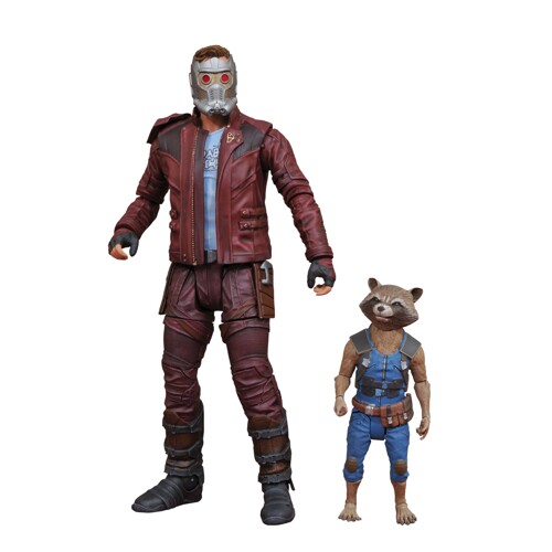MARVEL SELECT GOTG 2 STAR-LORD & ROCKET AF