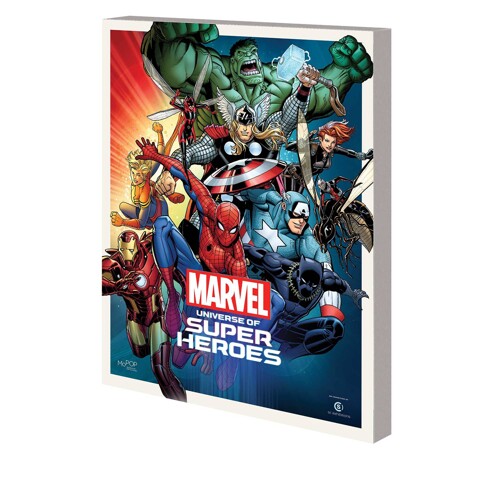 MARVEL UNIVERSE SUPER HEROES TP MUSEUM EXHIBIT GUIDE