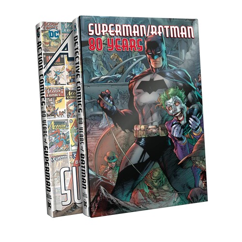 SUPERMAN BATMAN 80 YEARS SLIPCASE SET HC - Various