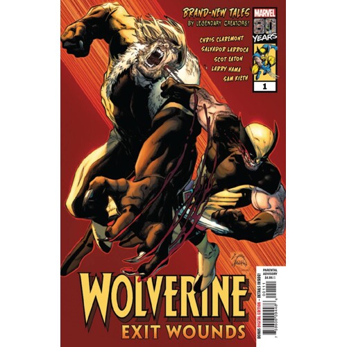 WOLVERINE EXIT WOUNDS #1 - Chris Claremont, Larry Hama, Sam Kieth