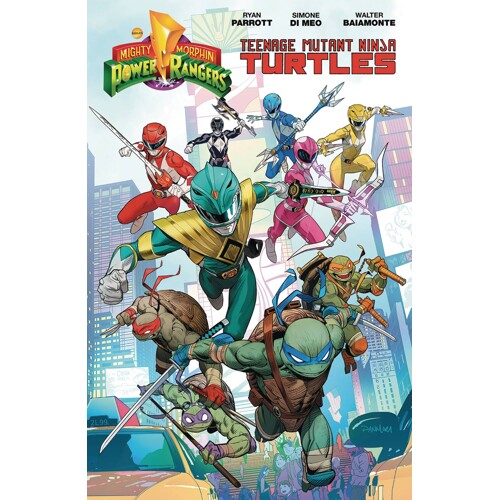 POWER RANGERS TEENAGE MUTANT NINJA TURTLES TP - Stefan Petrucha, Dan Slott, Mary Bierbaum, Tom Bierbaum