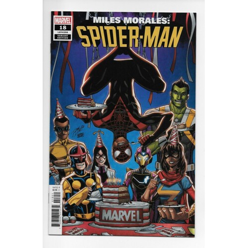 MILES MORALES SPIDER-MAN #18 BIRTHDAY ONE PER STORE VAR - Saladin Ahmed