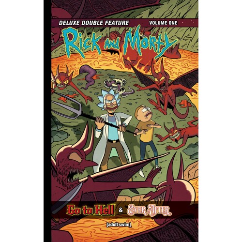 RICK & MORTY DLX DOUBLE FEATURE HC VOL 01 (MR) - Sam Maggs, Ryan Ferrier