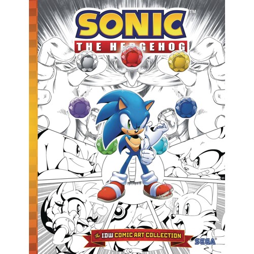 SONIC THE HEDGEHOG IDW COMIC ART COLL HC VOL 01