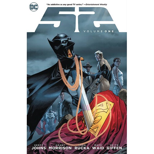 52 TP VOL 01 (2024 EDITION) - GEOFF JOHNS, GRANT MORRISON, GREG RUCKA, and MARK WAID