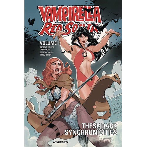 VAMPIRELLA RED SONJA TP VOL 01 THESE DARK SYNCHRONICITIES - Jordie Bellaire