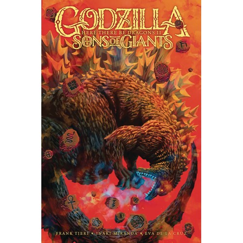 GODZILLA HERE THERE BE DRAGONS II SONS OF GIANTS GN - Frank Tieri