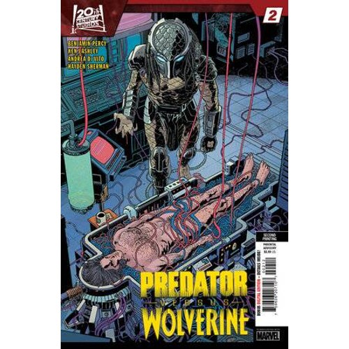 PREDATOR VS WOLVERINE #2 2ND PTG HAYDEN SHERMAN VAR - Ben Percy