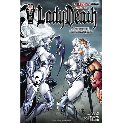 LADY DEATH CYBERNETIC DESECRATION #2 (OF 2) CVR A BERNARD ST - Brian Pulido, Mike MacLean
