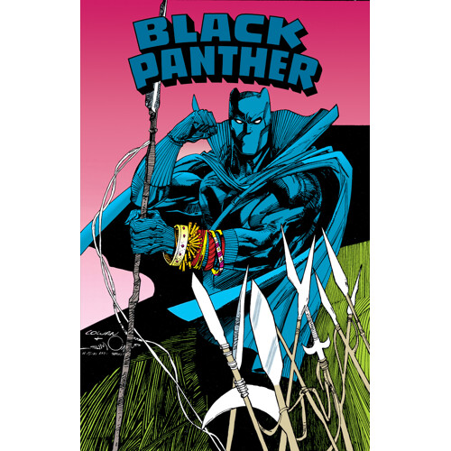 BLACK PANTHER REVENGE OF THE BLACK PANTHER HC OMNIBUS DENYS COWAN COVER - Jack Kirby