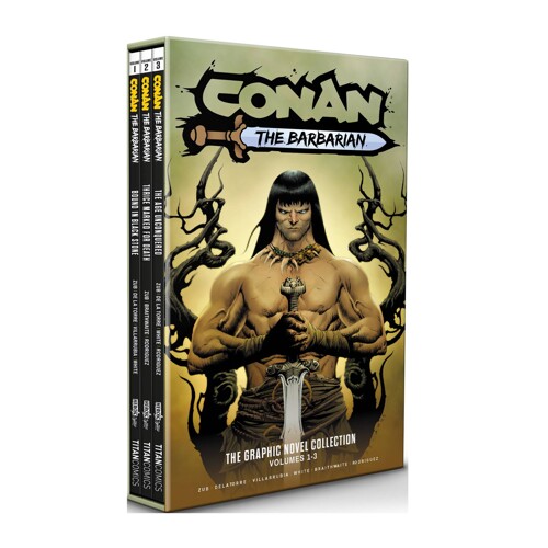 CONAN THE BARBARIAN 1-3 SLIPCASE SET HC (DM ED) (MR) - Jim Zub