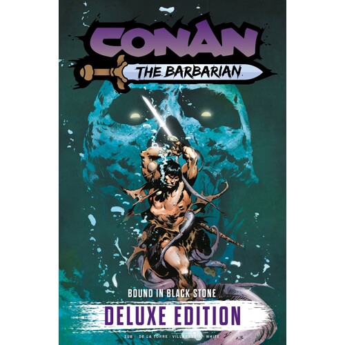 CONAN THE BARBARIAN HC VOL 01 BOUND IN BLACK STONE DLX DM ED - Jim Zub