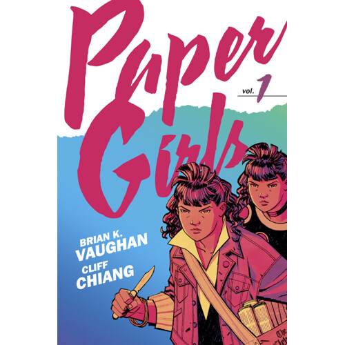 PAPER GIRLS BACKPACK EDITION TP VOL 01 CLIFF CHIANG CVR - Brian K. Vaughan