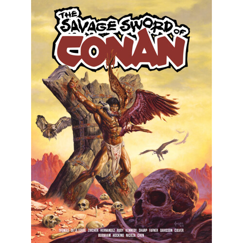 SAVAGE SWORD OF CONAN TP VOL 03 DM ED JOE JUSKO CVR - Roy Thomas, Patrick Zircher, Dennis Culver, Fabien Nicieza
