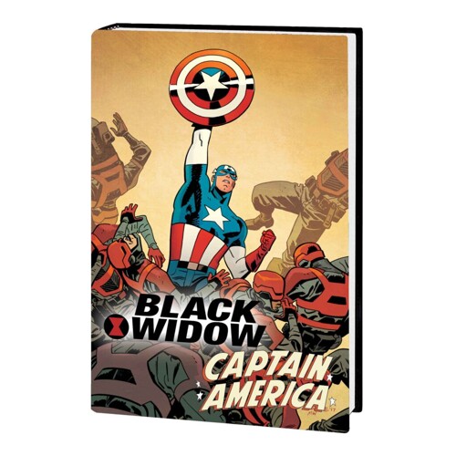 BLACK WIDOW CAPTAIN AMERICA WAID SAMNEE OMNIBUS CVR B DM EXC - MARK WAID & CHRIS SAMNEE 