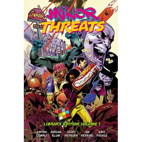 MINOR THREATS LIBRARY EDITION HC VOL 01 - Patton Oswalt, Jordan Blum