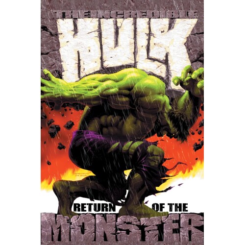 INCREDIBLE HULK RETURN OF THE MONSTER OMNIBUS HC CVR A KAARE ANDREWS - Bruce Jones