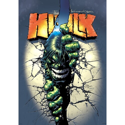 INCREDIBLE HULK RETURN OF THE MONSTER OMNIBUS HC CVR B DIRECT MARKET EXCLUSIVE MIKE DEODATO JR. - Bruce Jones