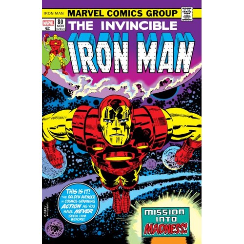 THE INVINCIBLE IRON MAN OMNIBUS HC VOL 04 CVR B JACK KIRBY DIRECT MARKET COVER - Mike Friedrich Bill Mantlo