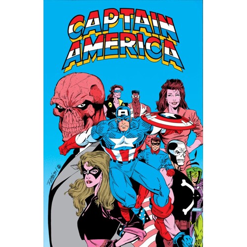 CAPTAIN AMERICA BY MARK GRUENWALD HC OMNIBUS VOL 03 CVR A RON LIM COVER - Mark Gruenwald