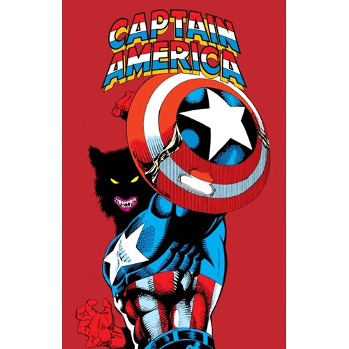 CAPTAIN AMERICA BY MARK GRUENWALD HC OMNIBUS VOL 03 CVR B RIK LEVINS DIRECT MARKET EXCLUSIVE COVER - Mark Gruenwald