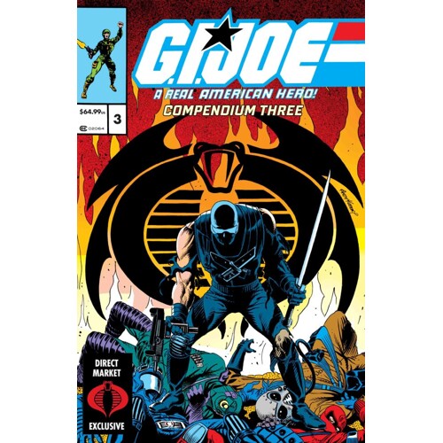 GI JOE A REAL AMERICAN HERO COMPENDIUM TP BOOK 03 DIRECT MARKET EXCLUSIVE ANDY KUBERT CVR - Larry Hama, Herb Trimpe, Michael Fleisher