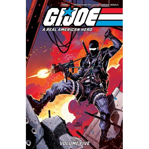 GI JOE A REAL AMERICAN HERO TP VOL 05 DIRECT MARKET EXCLUSIVE CHRIS MOONEYHAM CVR - Larry Hama