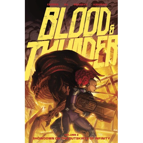 BLOOD & THUNDER TP VOL 02 CVR A SHOWDOWN ON THE OUTSKIRTS EJ SU & MSASSYK CVR (MR) - Benito Cereno