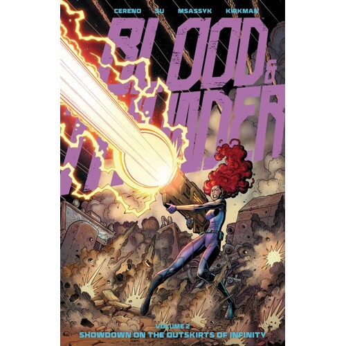 BLOOD & THUNDER TP VOL 02 CVR B SHOWDOWN ON THE OUTSKIRTS DIRECT MARKET EXCLUSIVE ARTHUR ADAMS & MSASSYK CVR (MR) - Benito Cereno
