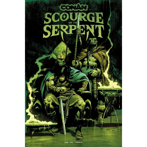 CONAN THE BARBARIAN SCOURGE OF THE SERPENT TP VOL 01 CVR C DIRECT MARKET EDITION ROBERTO DE LA TORRE GLOW IN THE DARK CVR (MR) - Jim Zub