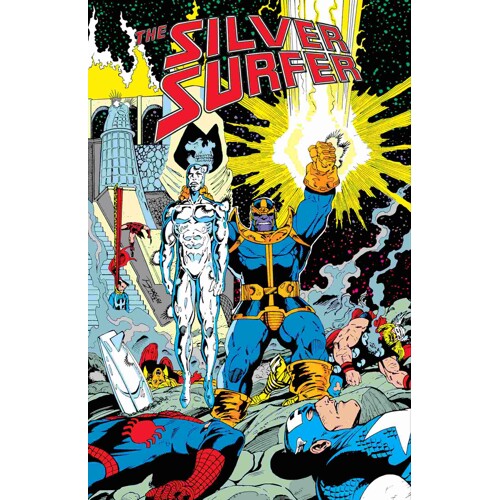 SILVER SURFER: THE INFINITY GAUNTLET OMNIBUS HC CVR A RON LIM INFINITY GAUNTLET - Jim Starlin