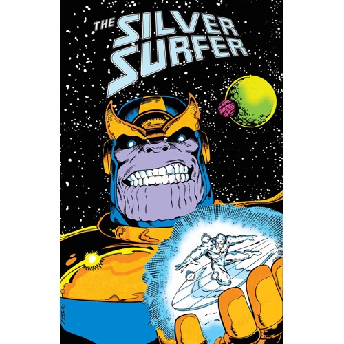 SILVER SURFER: THE INFINITY GAUNTLET OMNIBUS HC CVR B RON LIM MARVEL AGE DIRECT MARKET EXCLUSIVE - Jim Starlin