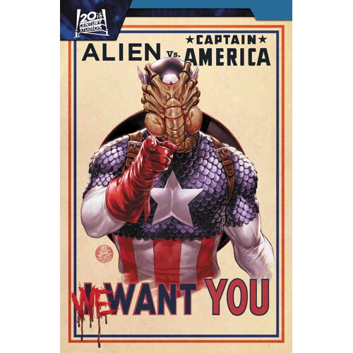 ALIEN VS. CAPTAIN AMERICA TP - Frank Tieri