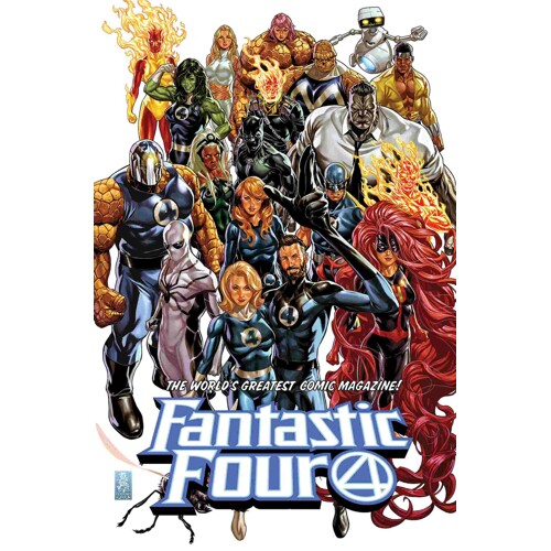 FANTASTIC FOUR BY DAN SLOTT HC OMNIBUS VOL 02 CVR A MARK BROOKS - Dan Slott