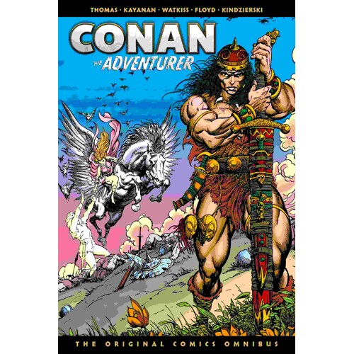 CONAN THE ADVENTURER THE ORIGINAL YEARS OMNIBUS HC VOL 01 DIRECT MARKET EDITION RAFAEL KAYANAN CVR (MR) - Roy Thomas