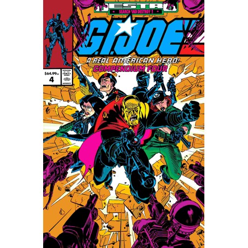 GI JOE A REAL AMERICAN HERO COMPENDIUM TP VOL 04 CVR B DIRECT MARKET EXCLUSIVE MICHAEL GOLDEN CVR - Larry Hama