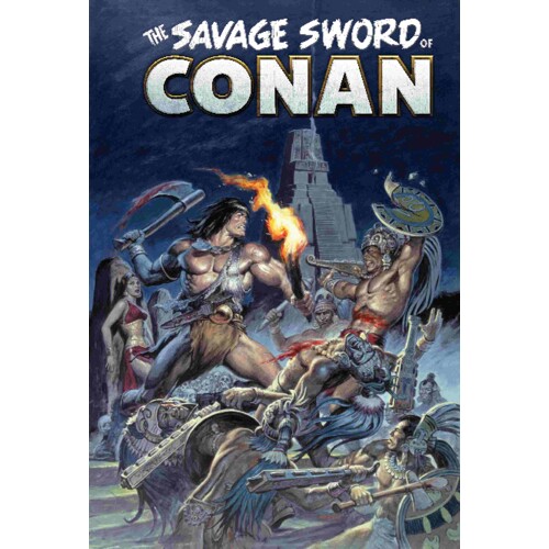 SAVAGE SWORD OF CONAN THE ORIGINAL COMICS OMNIBUS HC VOL 12 EARL NOREM DIRECT MARKET EDITION CVR (MR) - Chuck Dixon, Gerry Conway, Doug Murray