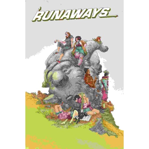 RUNAWAYS BY RAINBOW ROWELL OMNIBUS HC CVR B ADRIAN ALPHONA DIRECT MARKET EXCLUSIVE COVER - Rainbow Rowell