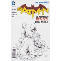 BATMAN #20 GREG CAPULLO BLACK &amp; WHITE VARIANT COVER