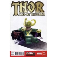 THOR GOD OF THUNDER #14 1:25 INCENTIVE LOKI LEGO VARIANT