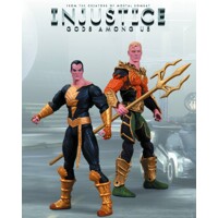 INJUSTICE AQUAMAN VS BLACK ADAM 2 PACK AF