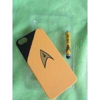 STAR TREK IPHONE 5 COMMAND YELLOW CASE STYLUS