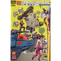 SDCC 2014 TRANSFORMERS VS GI JOE #1 CVR A - Tom Scioli, John Barber