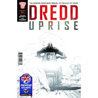 DREDD UPRISE #2 (OF 2) PX UK B&amp;W CVR