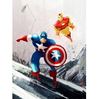 IRON MAN #24 CAPTAIN AMERICA TEAM UP VAR - Kieron Gillen
